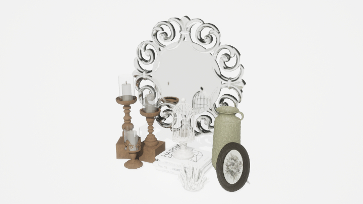 渲染模型_梳妆台071