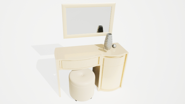渲染模型_梳妆台077