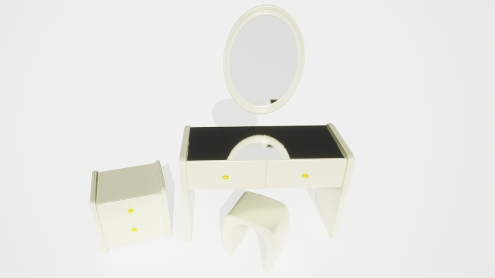 渲染模型_梳妆台081