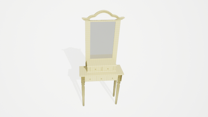 渲染模型_梳妆台084