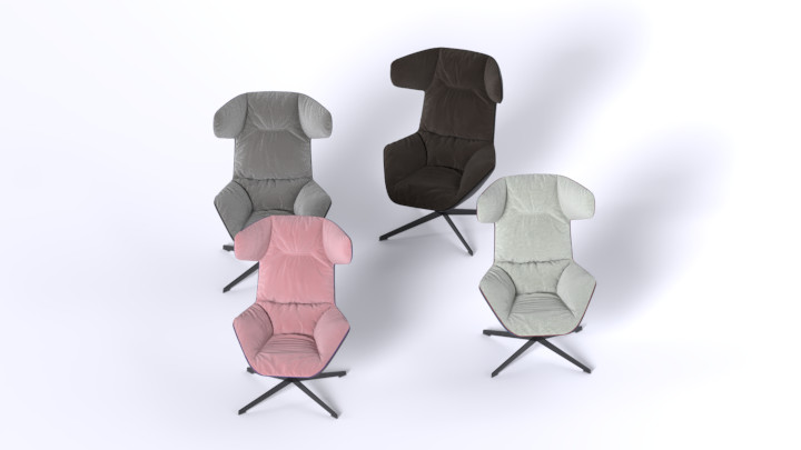 渲染模型_椅子3218