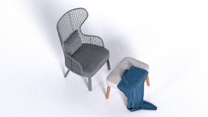 渲染模型_椅子3232