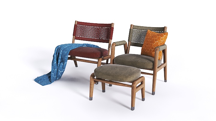 渲染模型_椅子3257