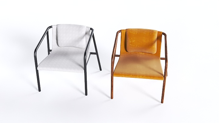 渲染模型_椅子3285