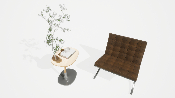 渲染模型_椅子3371