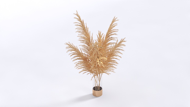 渲染模型_植物摆件003