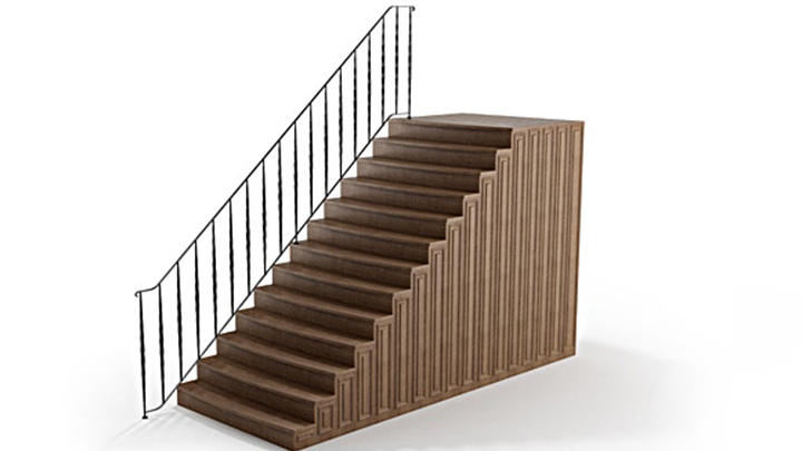 渲染模型_楼梯049