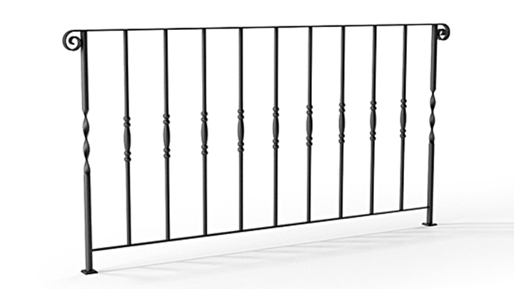 渲染模型_楼梯扶手002