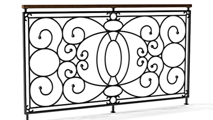 渲染模型_楼梯扶手027