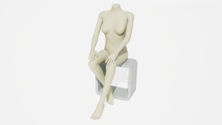 渲染模型_模型人偶001