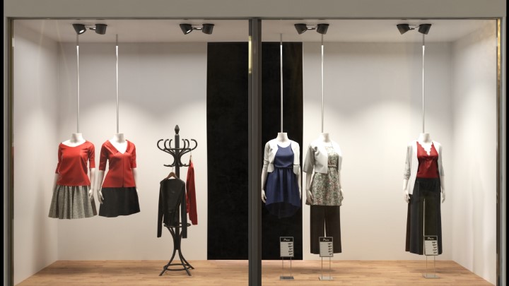 渲染模型_橱窗030