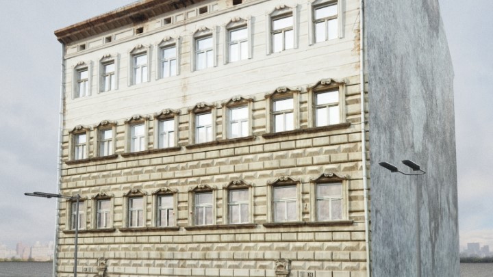 渲染模型_欧式建筑009