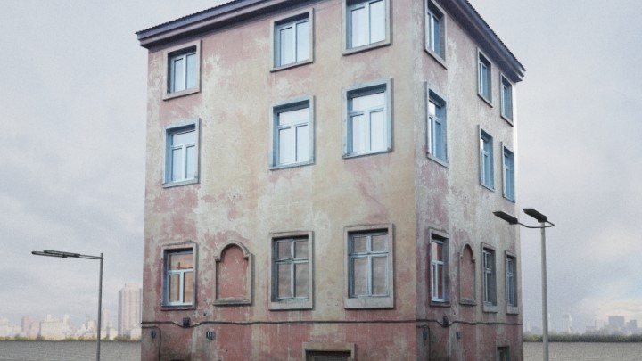 渲染模型_欧式建筑019