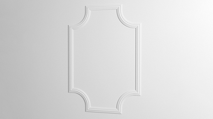 渲染模型_欧式石膏线条005