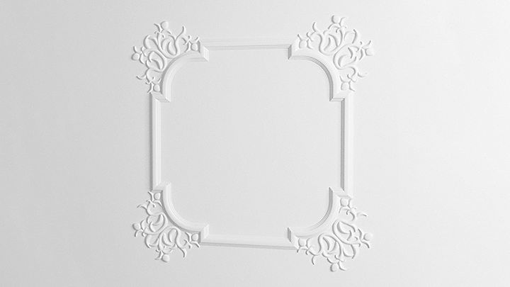 渲染模型_欧式石膏线条007