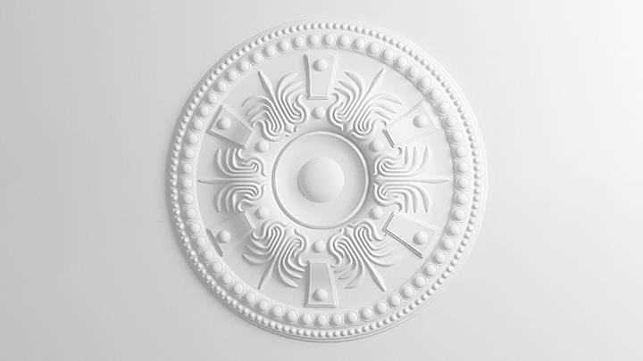 渲染模型_欧式石膏线条030