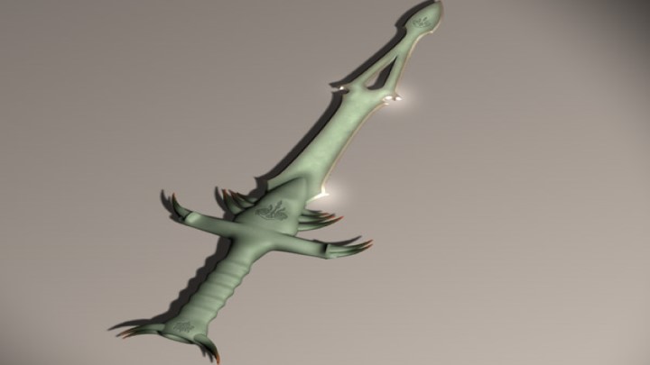 渲染模型_武器030