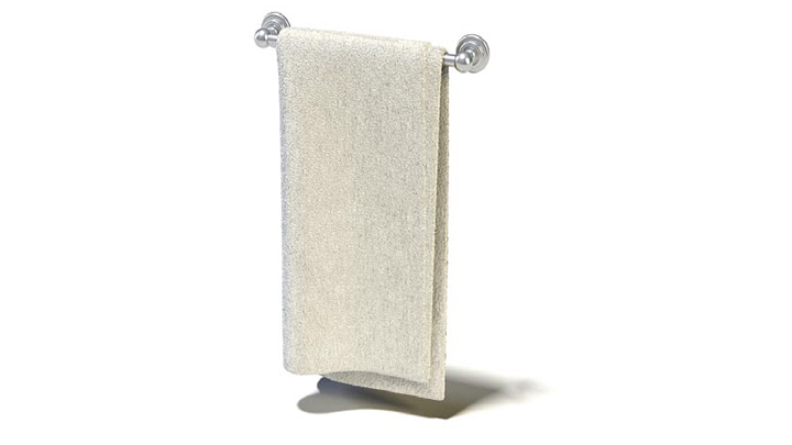 渲染模型_毛巾架019