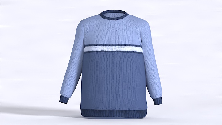 渲染模型_毛衣003