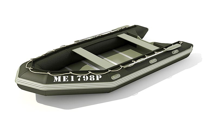 渲染模型_气垫艇003