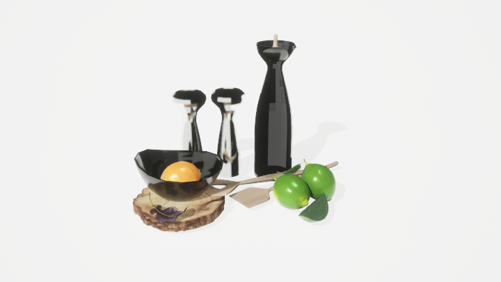 渲染模型_水果装饰002