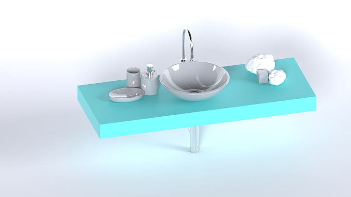 渲染模型_水槽010