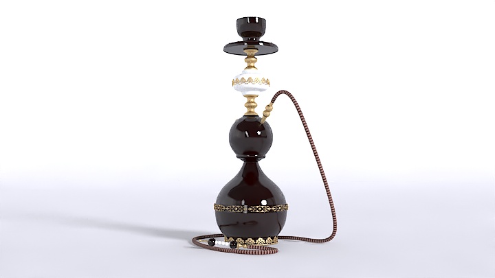 渲染模型_水烟设备014