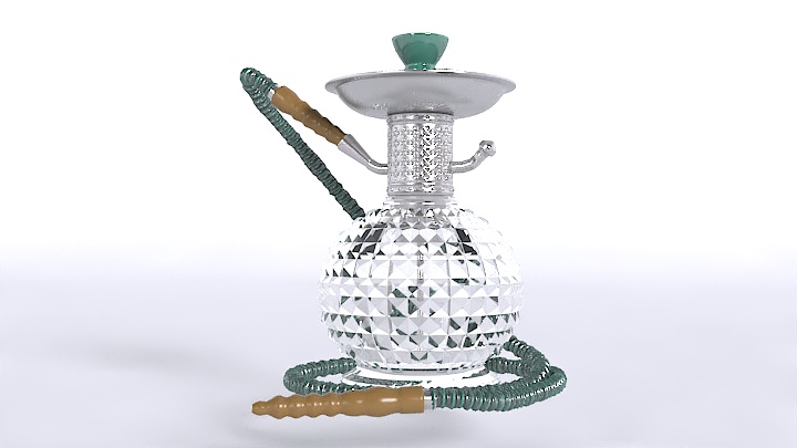 渲染模型_水烟设备016