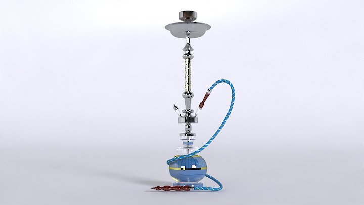 渲染模型_水烟设备020