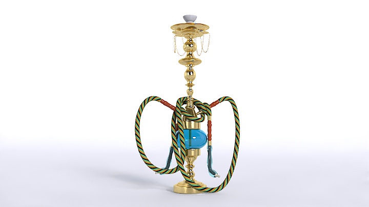 渲染模型_水烟设备022