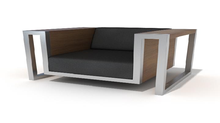 渲染模型_沙发3362