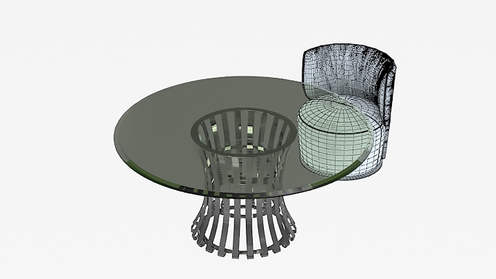 渲染模型_沙发3454