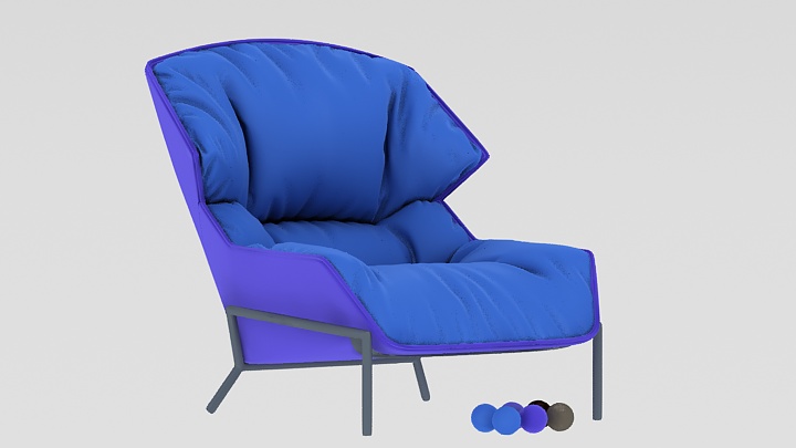 渲染模型_沙发3468