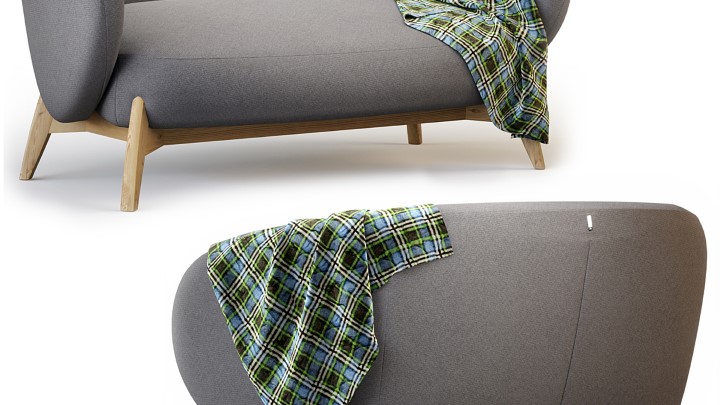 渲染模型_沙发3509