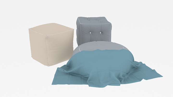 渲染模型_沙发3596