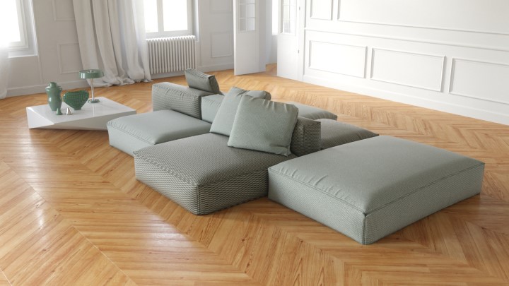 渲染模型_沙发3652