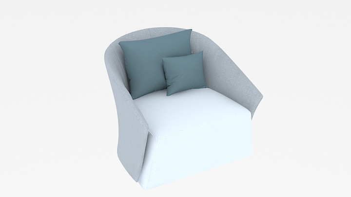 渲染模型_沙发3669