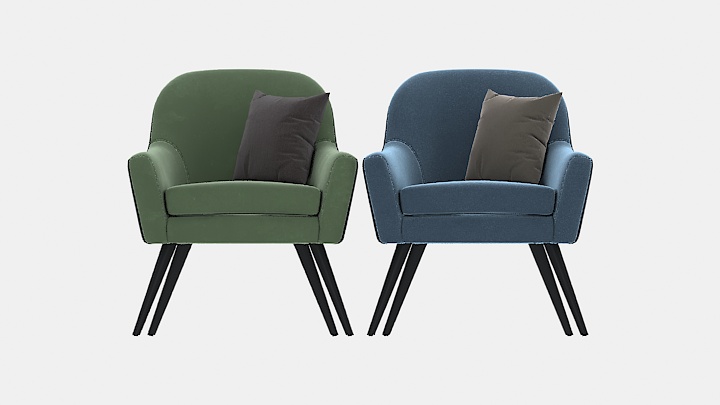 渲染模型_沙发3674