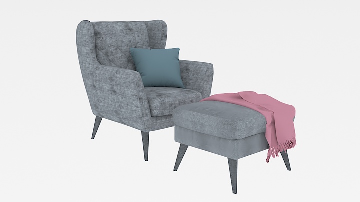 渲染模型_沙发3677