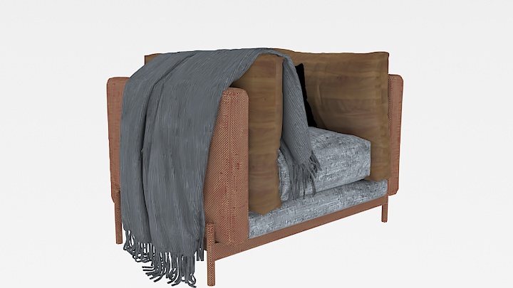 渲染模型_沙发3678