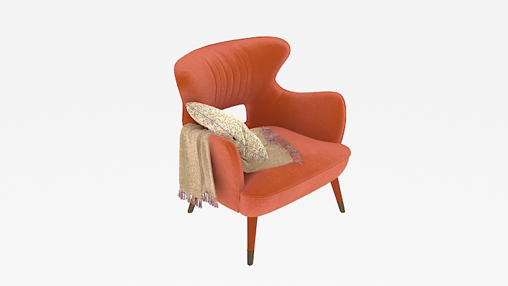 渲染模型_沙发3693