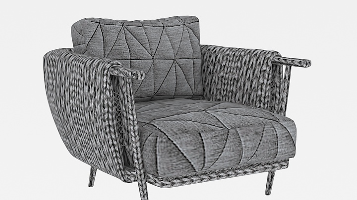 渲染模型_沙发3694