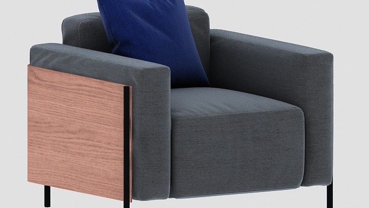 渲染模型_沙发3725