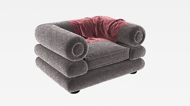 渲染模型_沙发3741