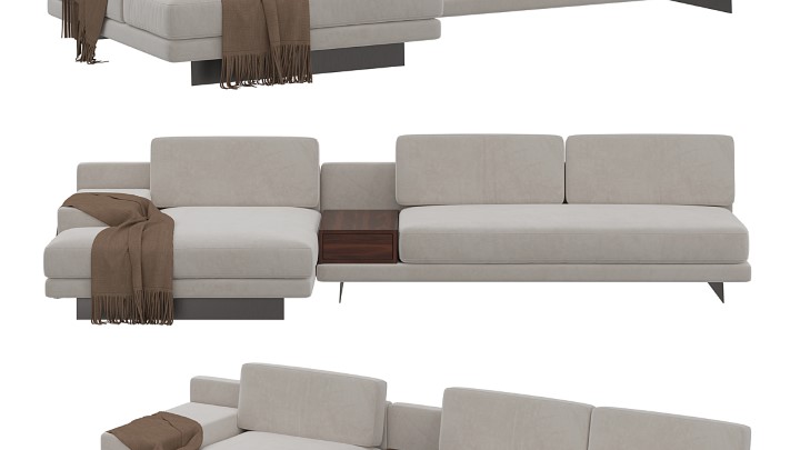 渲染模型_沙发3776