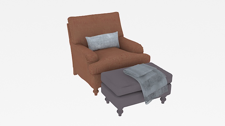 渲染模型_沙发3806