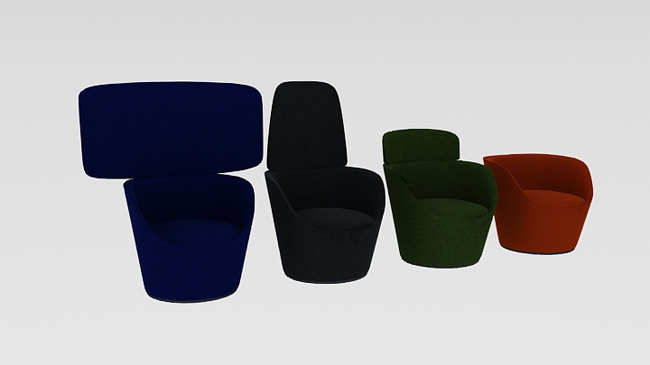 渲染模型_沙发3814