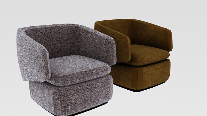 渲染模型_沙发3830