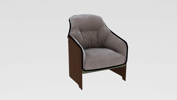渲染模型_沙发3840