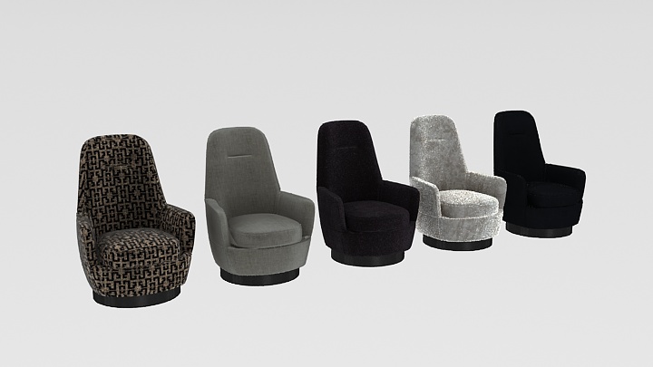 渲染模型_沙发3857